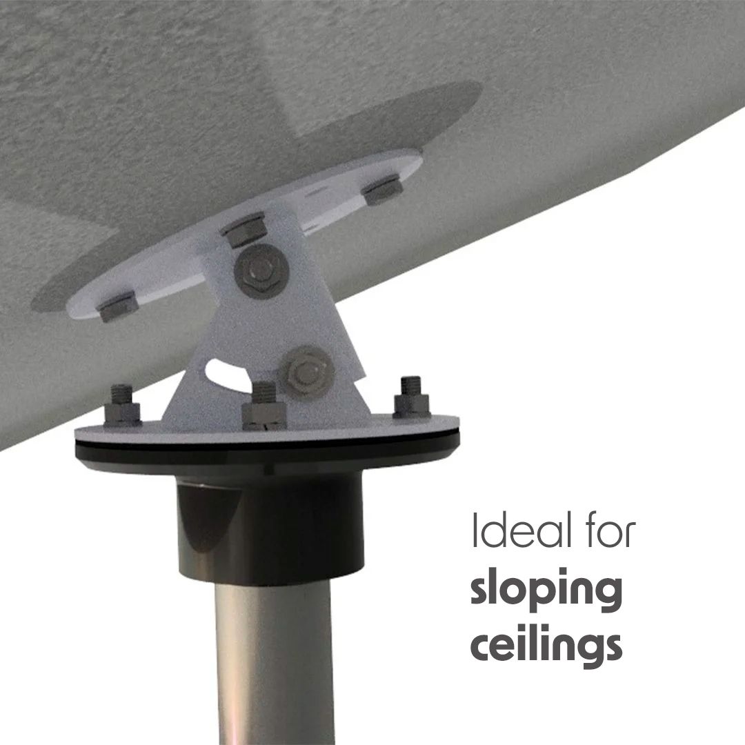 MOUNT SUPPORT FOR POLE ADJUSTABLE ANGLE MOUNT SUPPORT FOR POLE ADJUSTABLE ANGLE