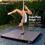 PORTABLE STAGE POLE (Wooden floor)