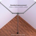 CORNER SUPPORT FOR POLES