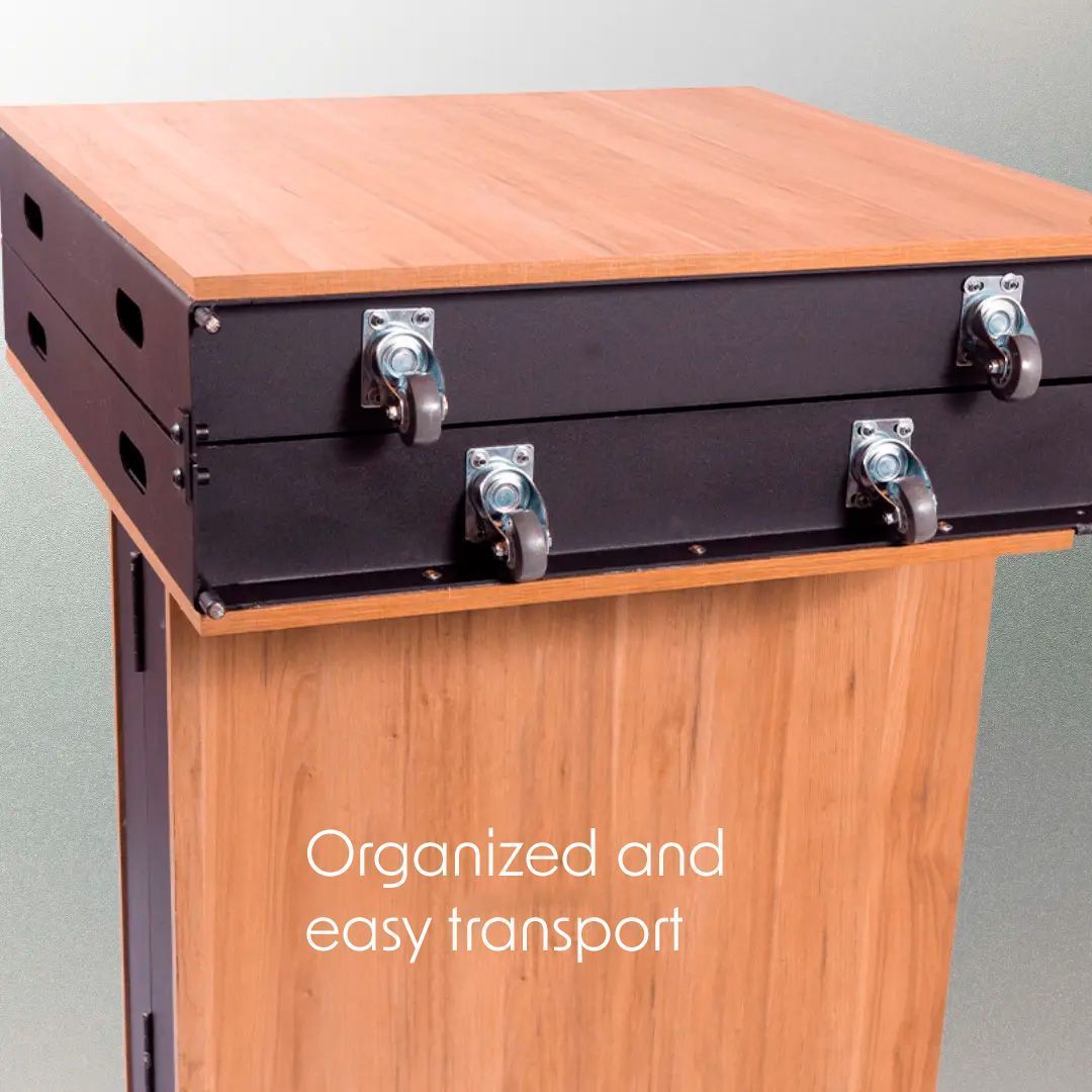 PORTABLE STAGE POLE (Wooden floor)