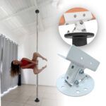 MOUNT SUPPORT FOR POLE ADJUSTABLE ANGLE