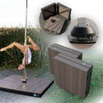 PORTABLE STAGE POLE (Wooden floor)