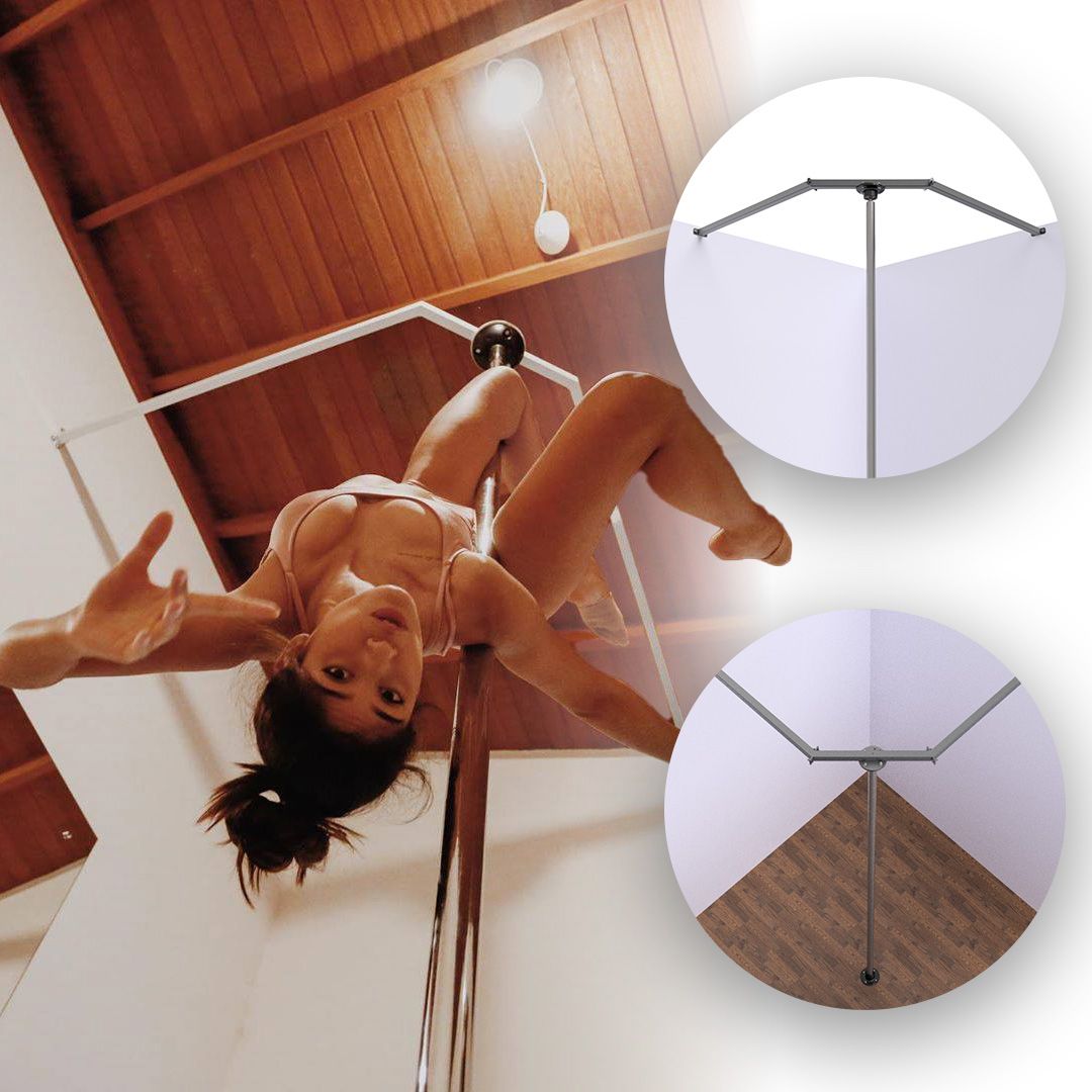 CORNER SUPPORT FOR POLES