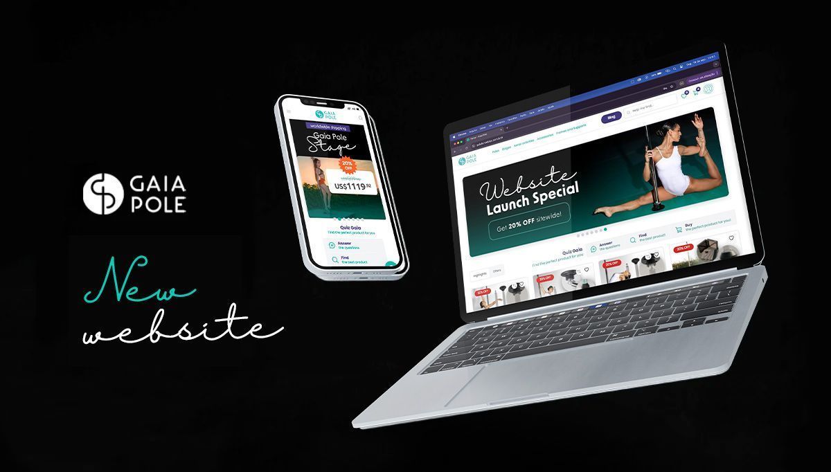 New Website Launch & 20% OFF on poles for you!